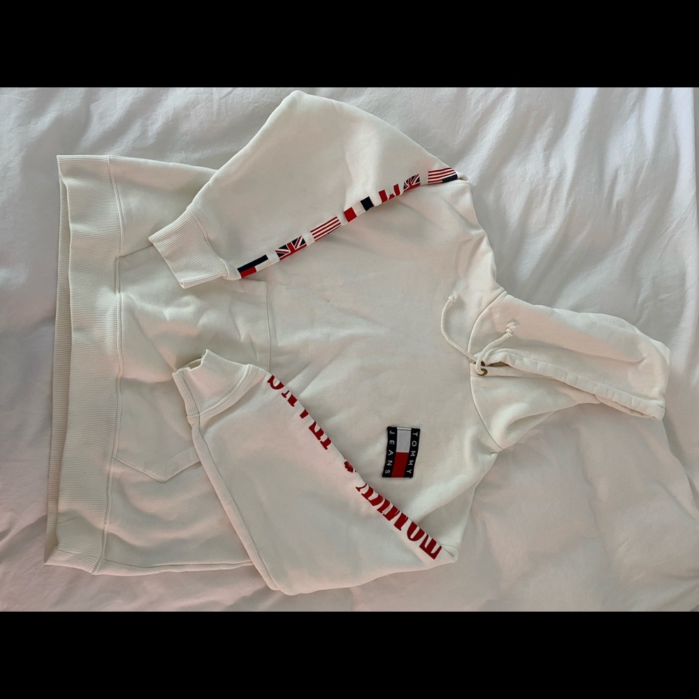 Tommy Hilfiger white hoodie